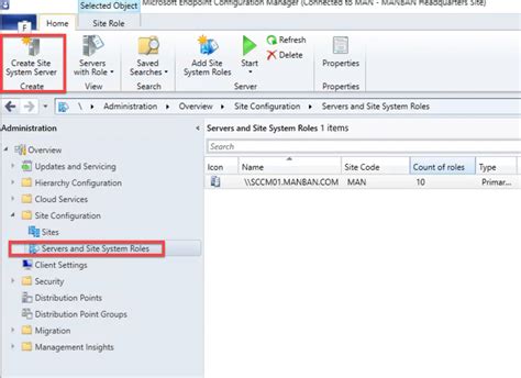 install distribution point in configuration manager